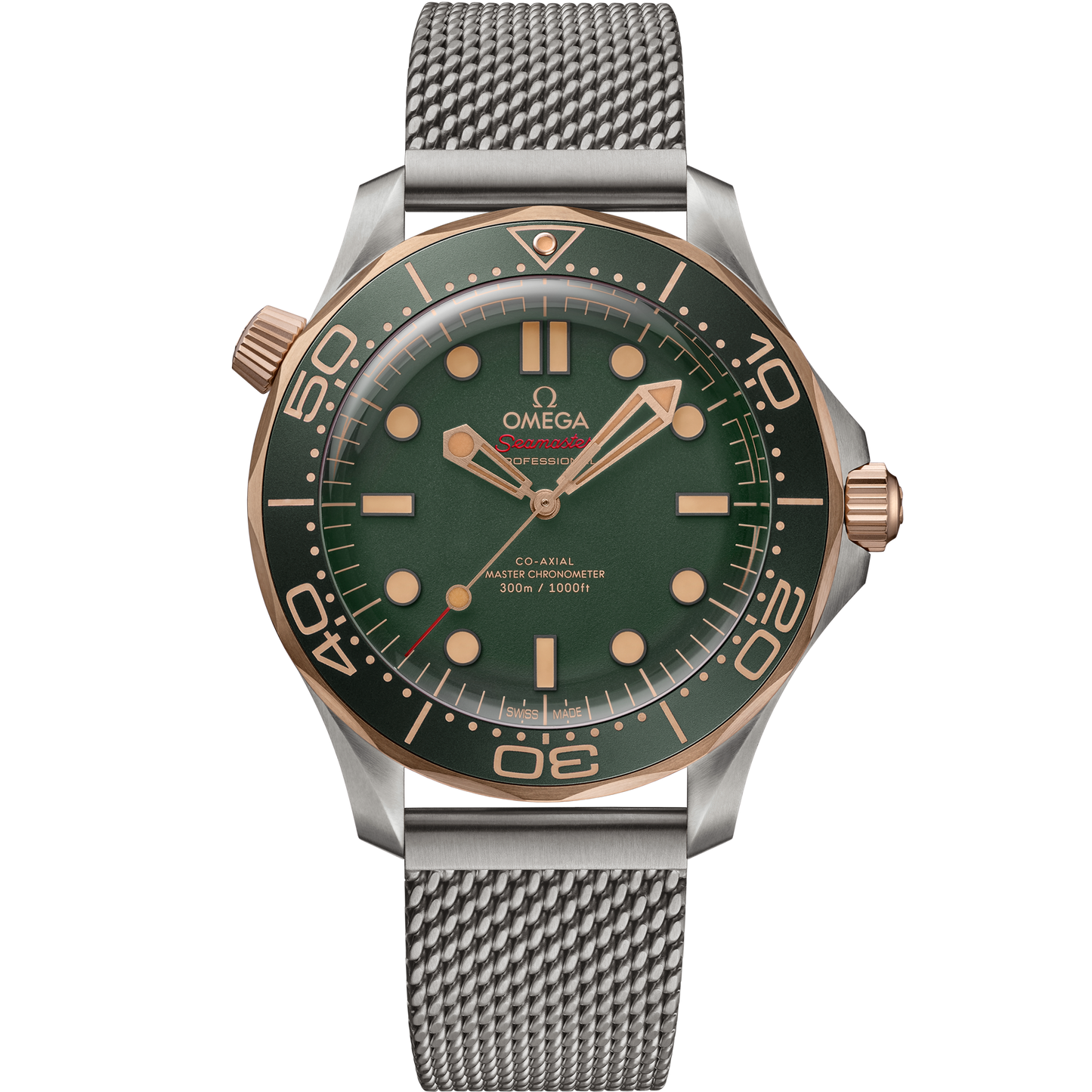 Seamaster Diver 300M 42 mm, titanium ‑ Bronze gold on titanium