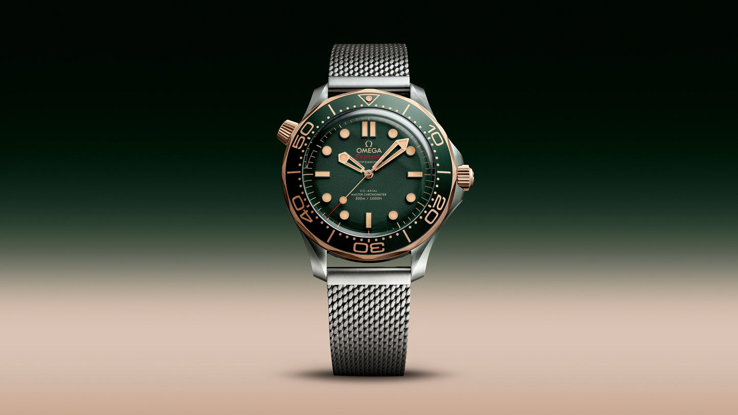 Seamaster Diver 300M 42 mm, titanium ‑ Bronze gold on titanium