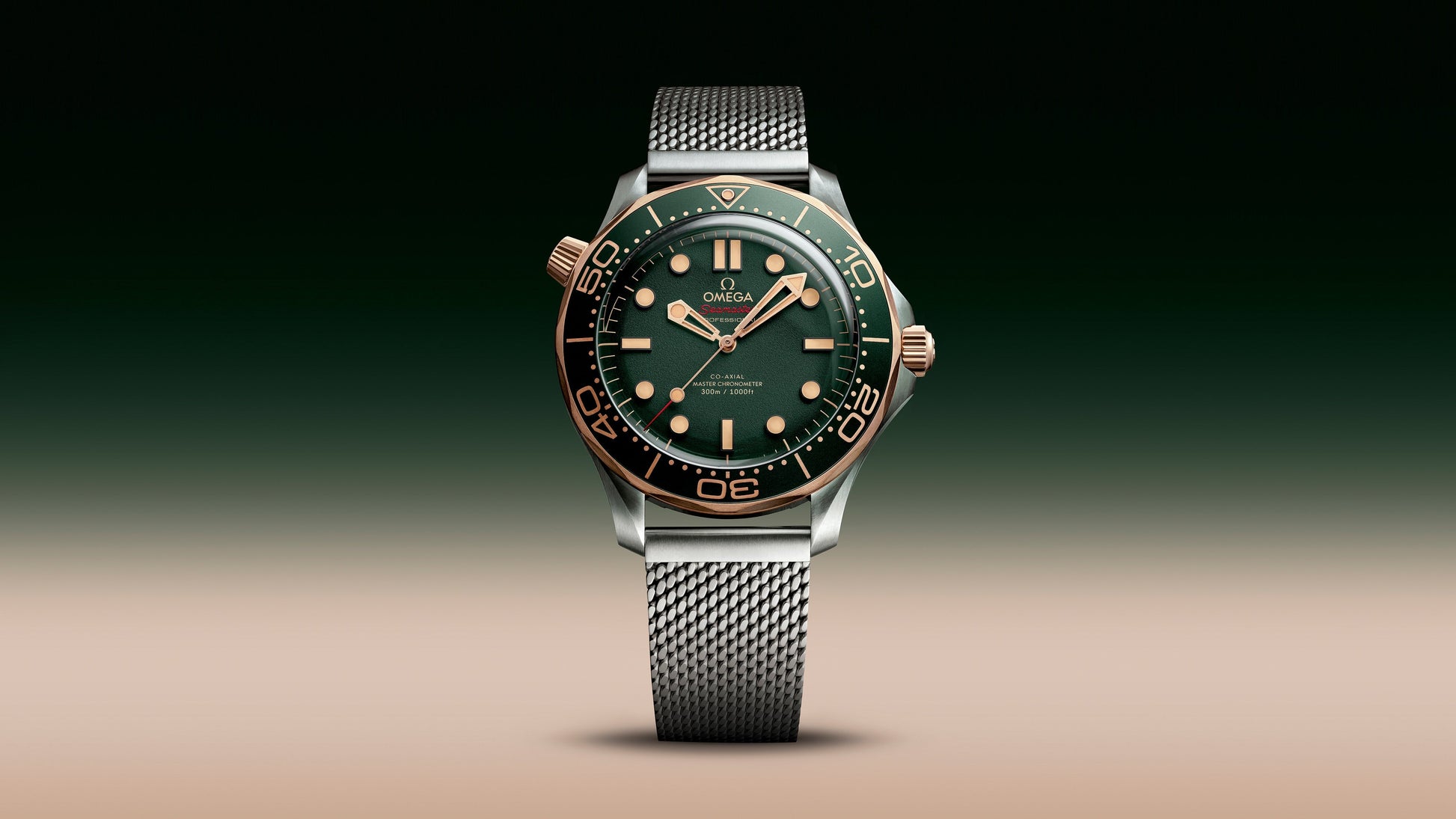 Seamaster Diver 300M 42 mm, titanium ‑ Bronze gold on titanium