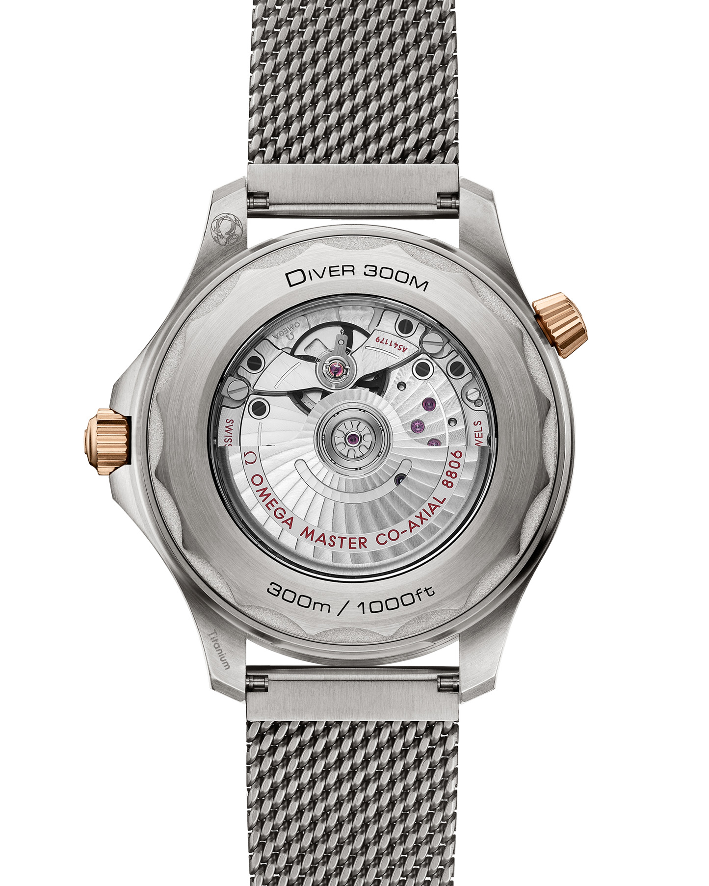 Seamaster Diver 300M 42 mm, titanium ‑ Bronze gold on titanium