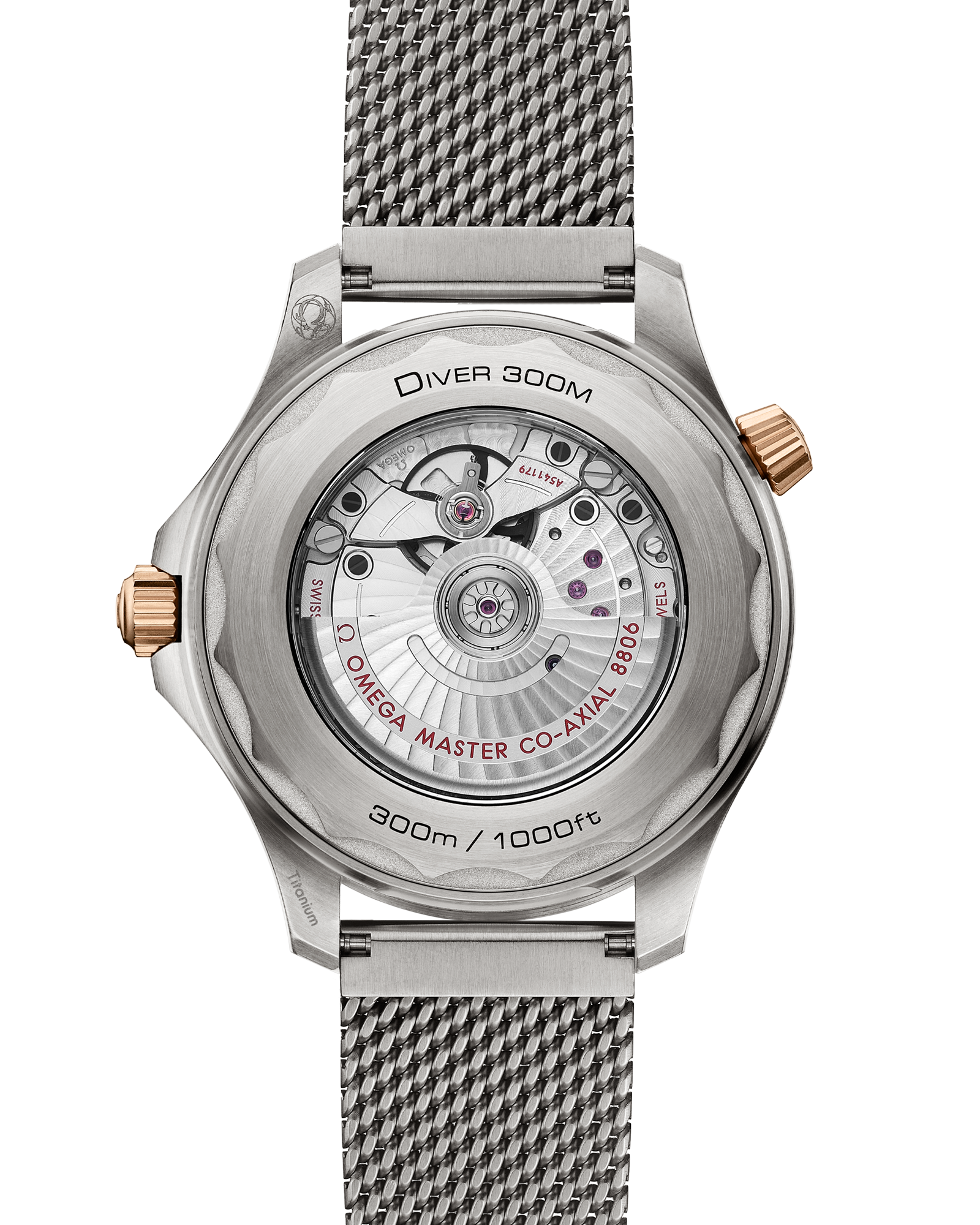 Seamaster Diver 300M 42 mm, titanium ‑ Bronze gold on titanium