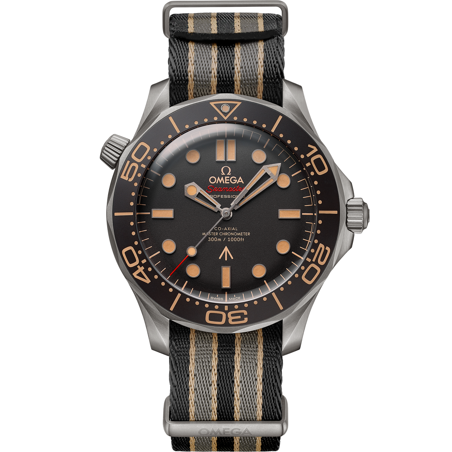Seamaster Diver 300M 42 mm, titanium on NATO strap