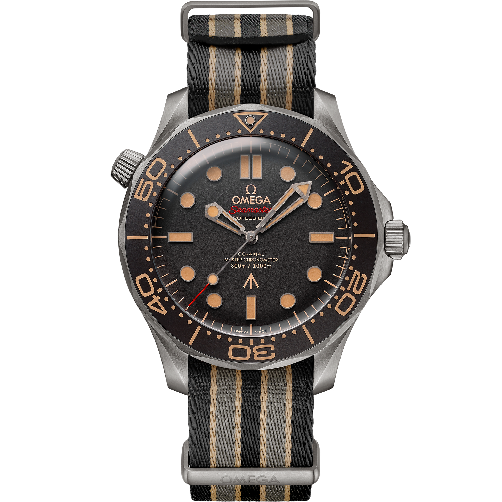 Seamaster Diver 300M 42 mm, titanium on NATO strap