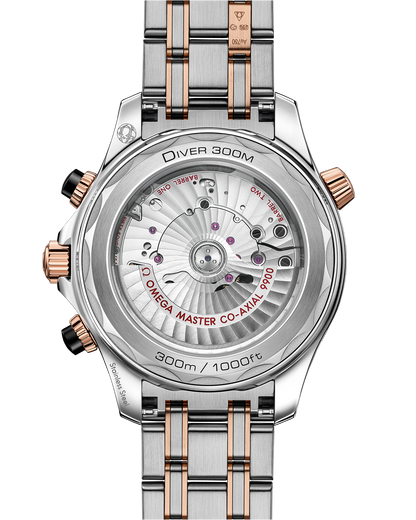 Seamaster Diver 300M 44 mm, steel ‑ Sedna™ gold on steel ‑ Sedna™ gold