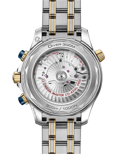 Seamaster Diver 300M 44 mm, steel ‑ yellow gold on steel ‑ yellow gold