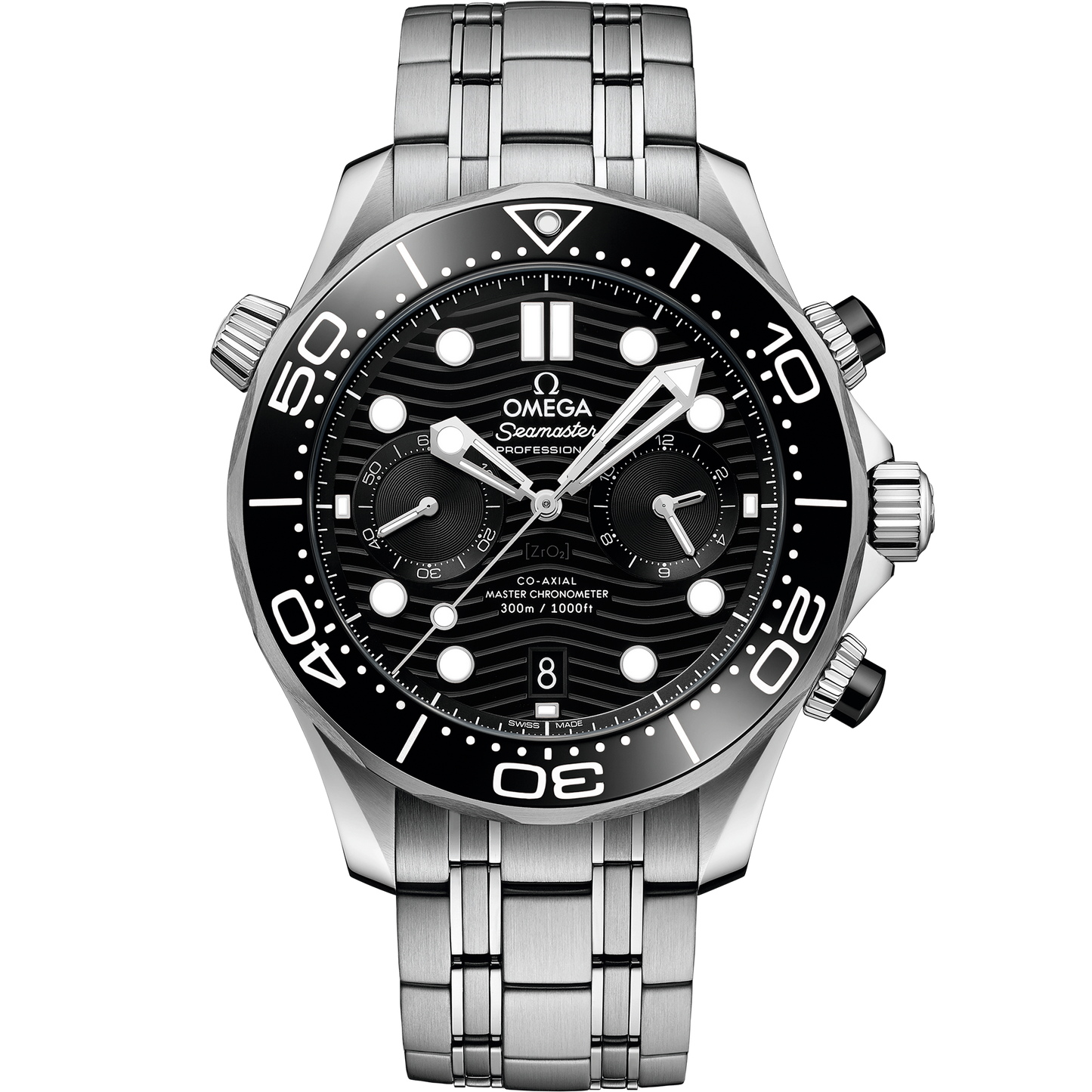 Seamaster Diver 300M 44 mm, steel on steel