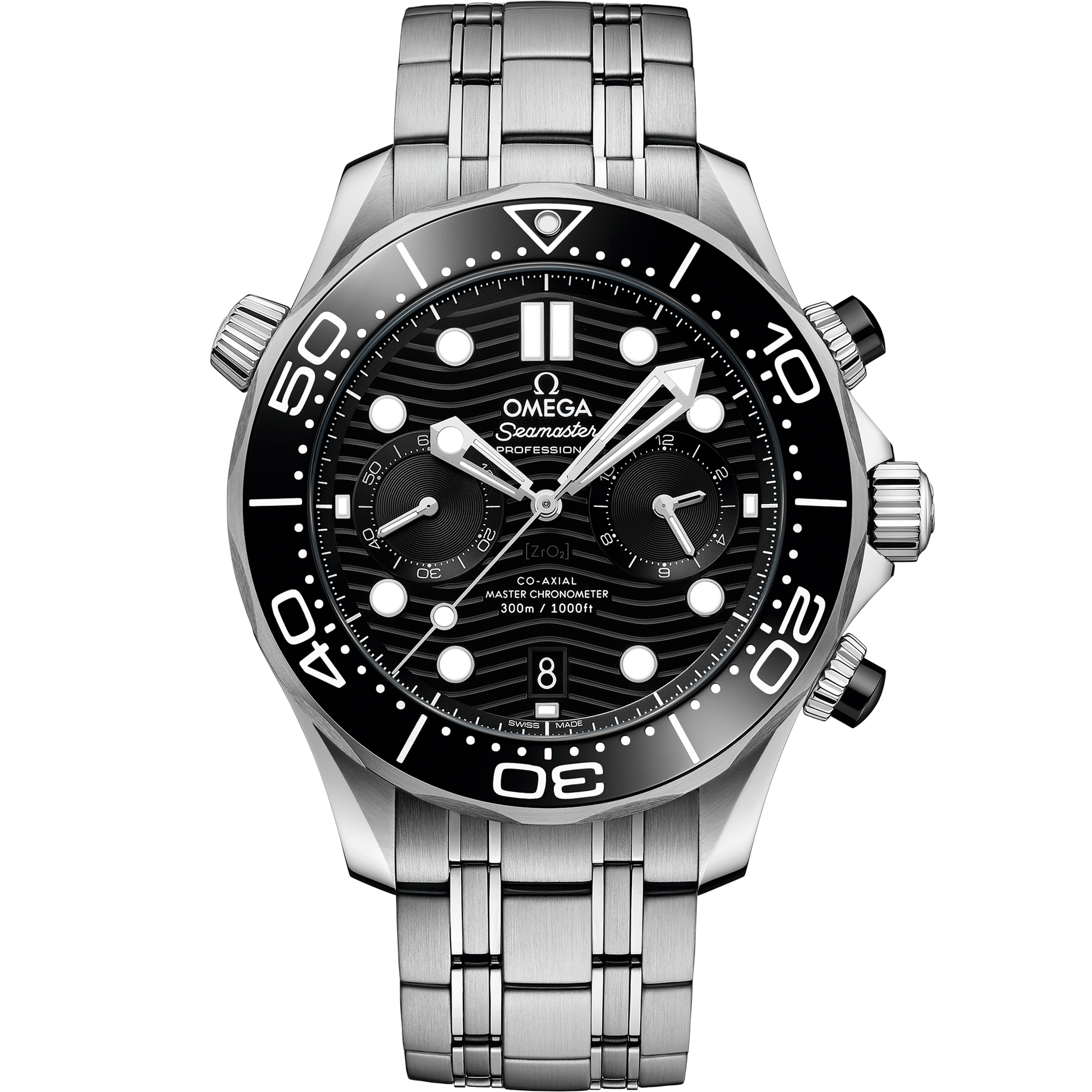 Seamaster Diver 300M 44 mm, steel on steel