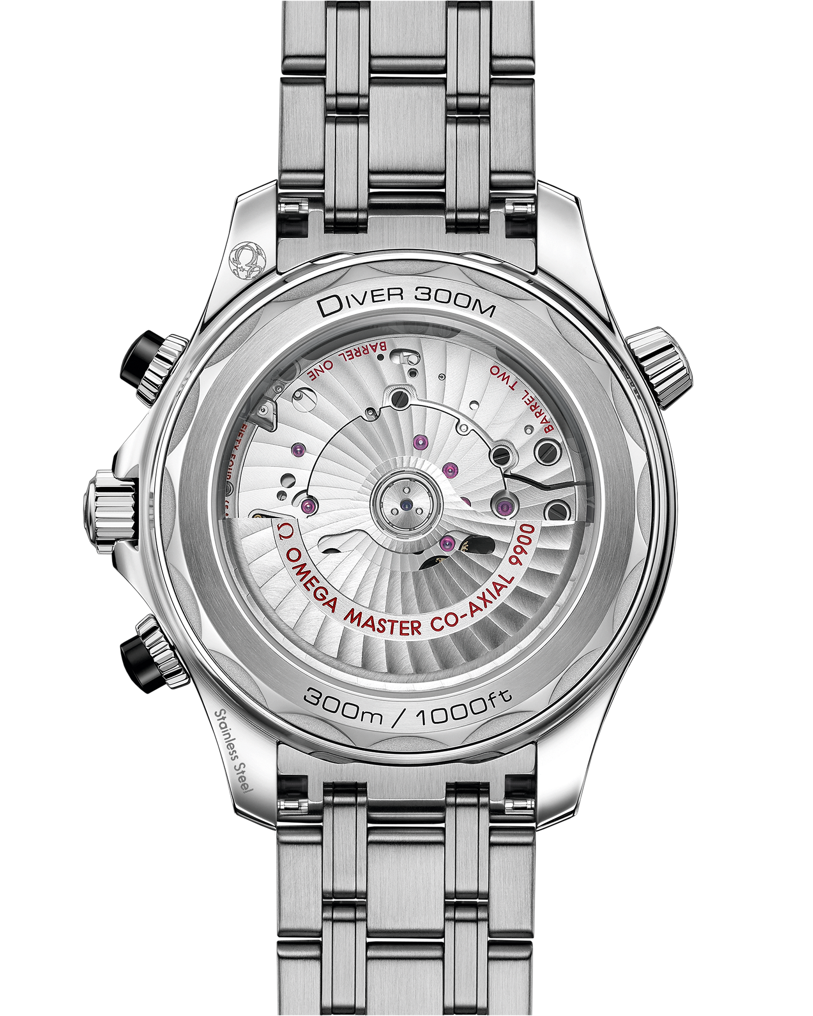 Seamaster Diver 300M 44 mm, steel on steel