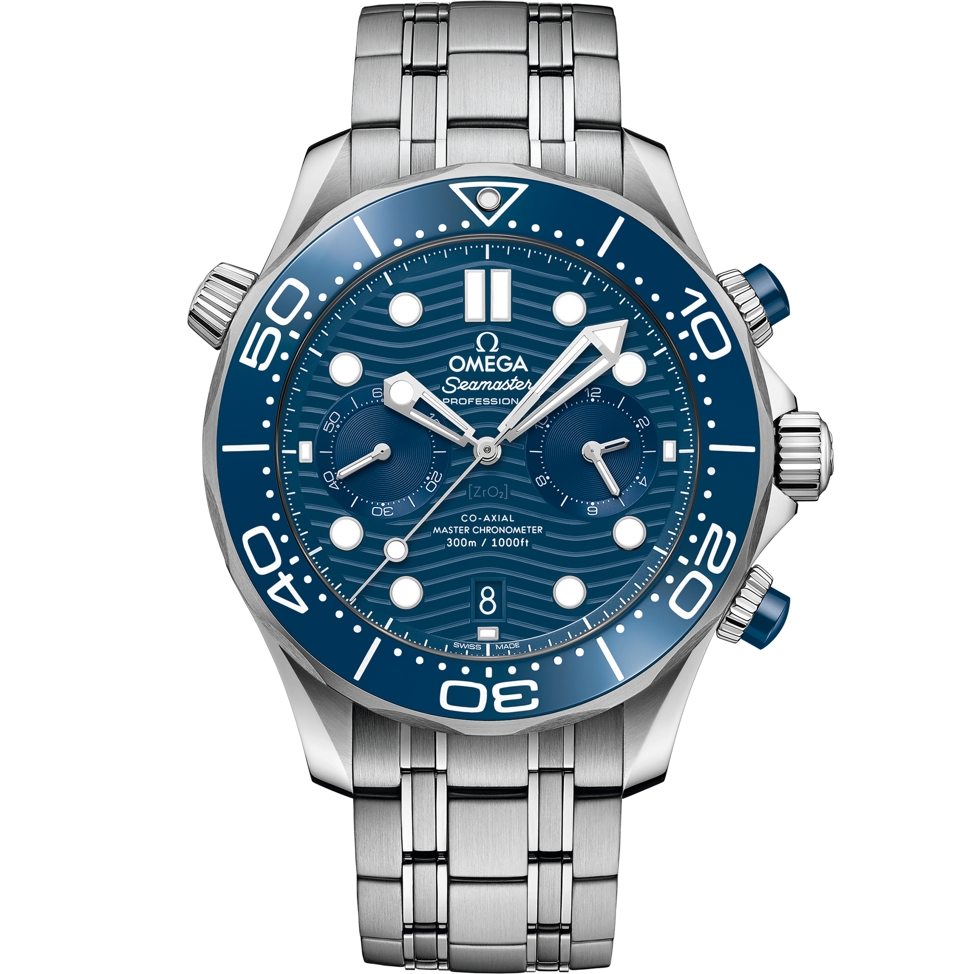 Seamaster Diver 300M 44 mm, steel on steel