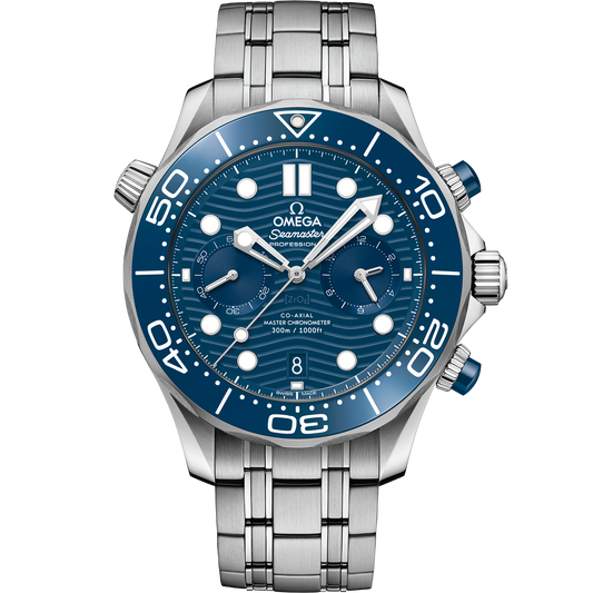 Seamaster Diver 300M 44 mm, steel on steel
