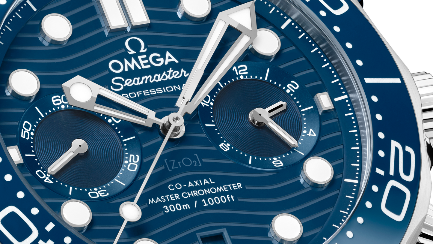 Seamaster Diver 300M 44 mm, steel on steel