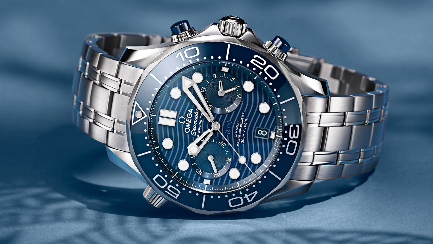 Seamaster Diver 300M 44 mm, steel on steel