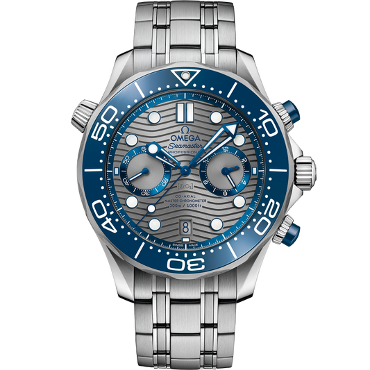 Seamaster Diver 300M 44 mm, steel on steel