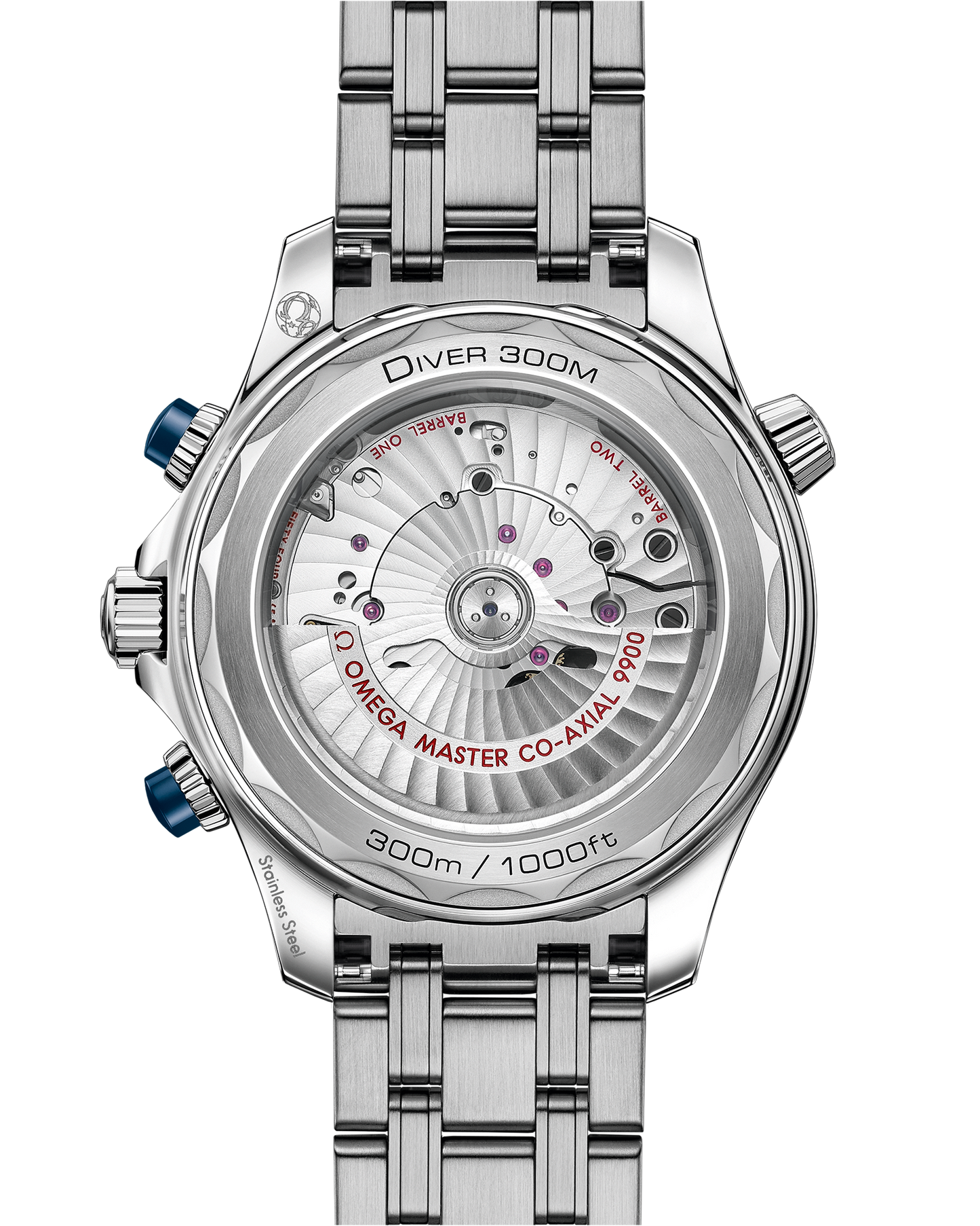 Seamaster Diver 300M 44 mm, steel on steel