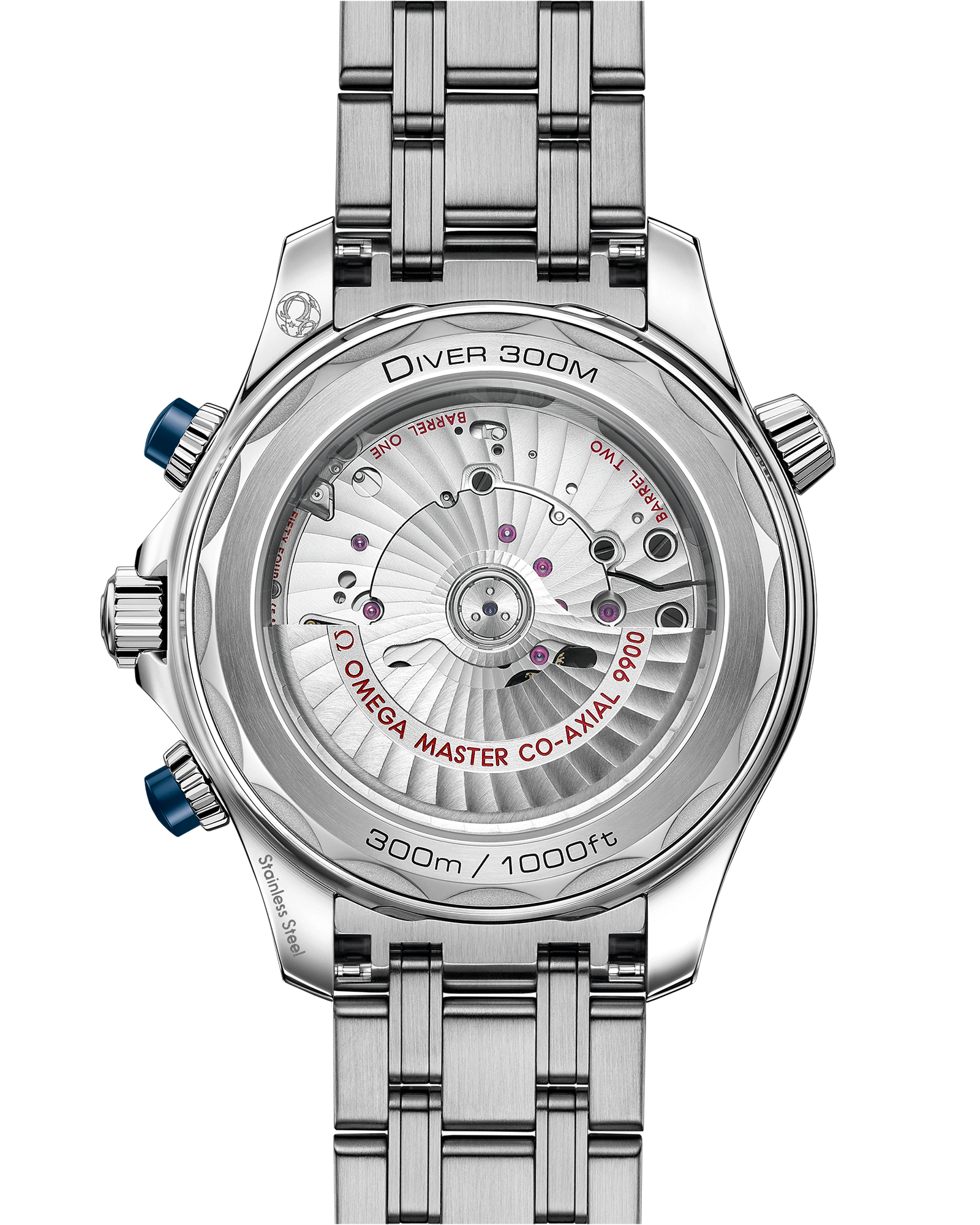 Seamaster Diver 300M 44 mm, steel on steel