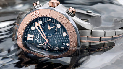Seamaster Diver 300M 44 mm, titanium ‑ tantalum ‑ Sedna™ gold on titanium ‑ tantalum ‑ Sedna™ gold
