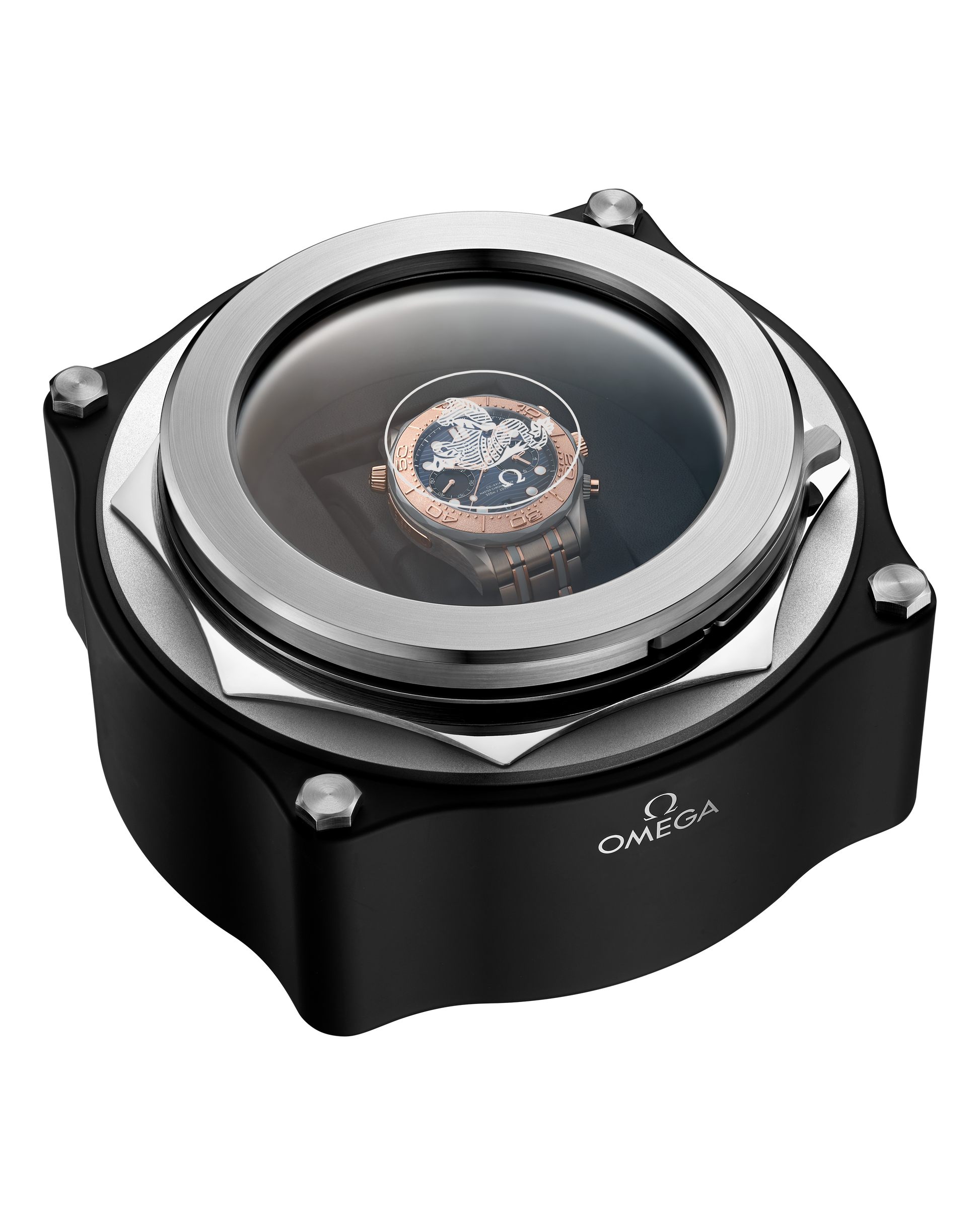 Seamaster Diver 300M 44 mm, titanium ‑ tantalum ‑ Sedna™ gold on titanium ‑ tantalum ‑ Sedna™ gold