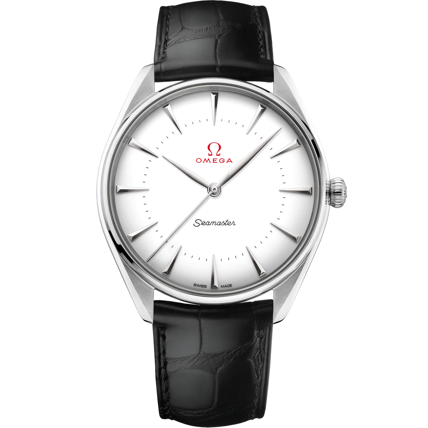 Seamaster Olympic Official Timekeeper 39.5 mm, Canopus Gold™ on leather strap