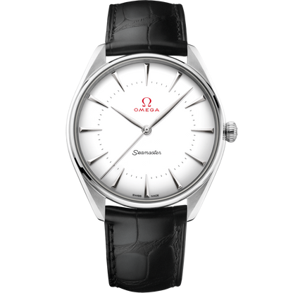 Seamaster Olympic Official Timekeeper 39.5 mm, Canopus Gold™ on leather strap