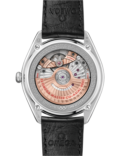Seamaster Olympic Official Timekeeper 39.5 mm, Canopus Gold™ on leather strap