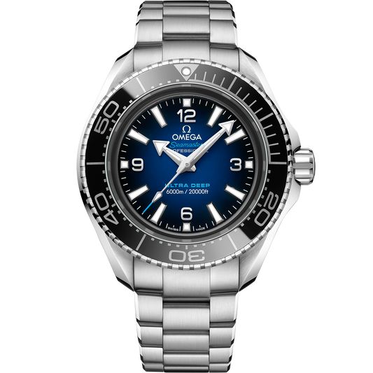 Seamaster Planet Ocean 6000M 45.5 mm, O‑MEGASTEEL on O‑MEGASTEEL