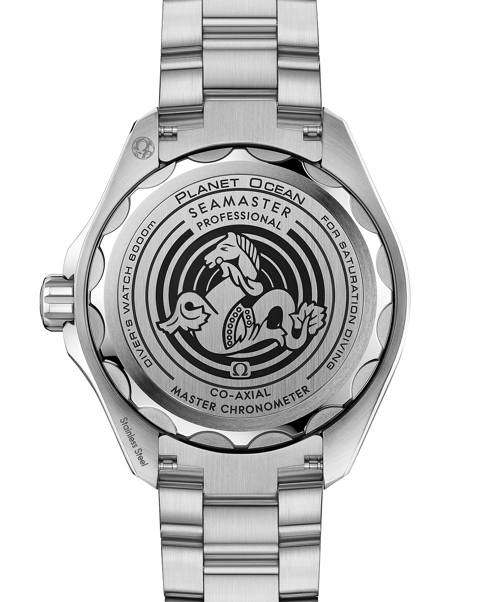 Seamaster Planet Ocean 6000M 45.5 mm, O‑MEGASTEEL on O‑MEGASTEEL