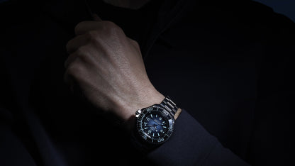 Seamaster Planet Ocean 6000M 45.5 mm, O‑MEGASTEEL on O‑MEGASTEEL