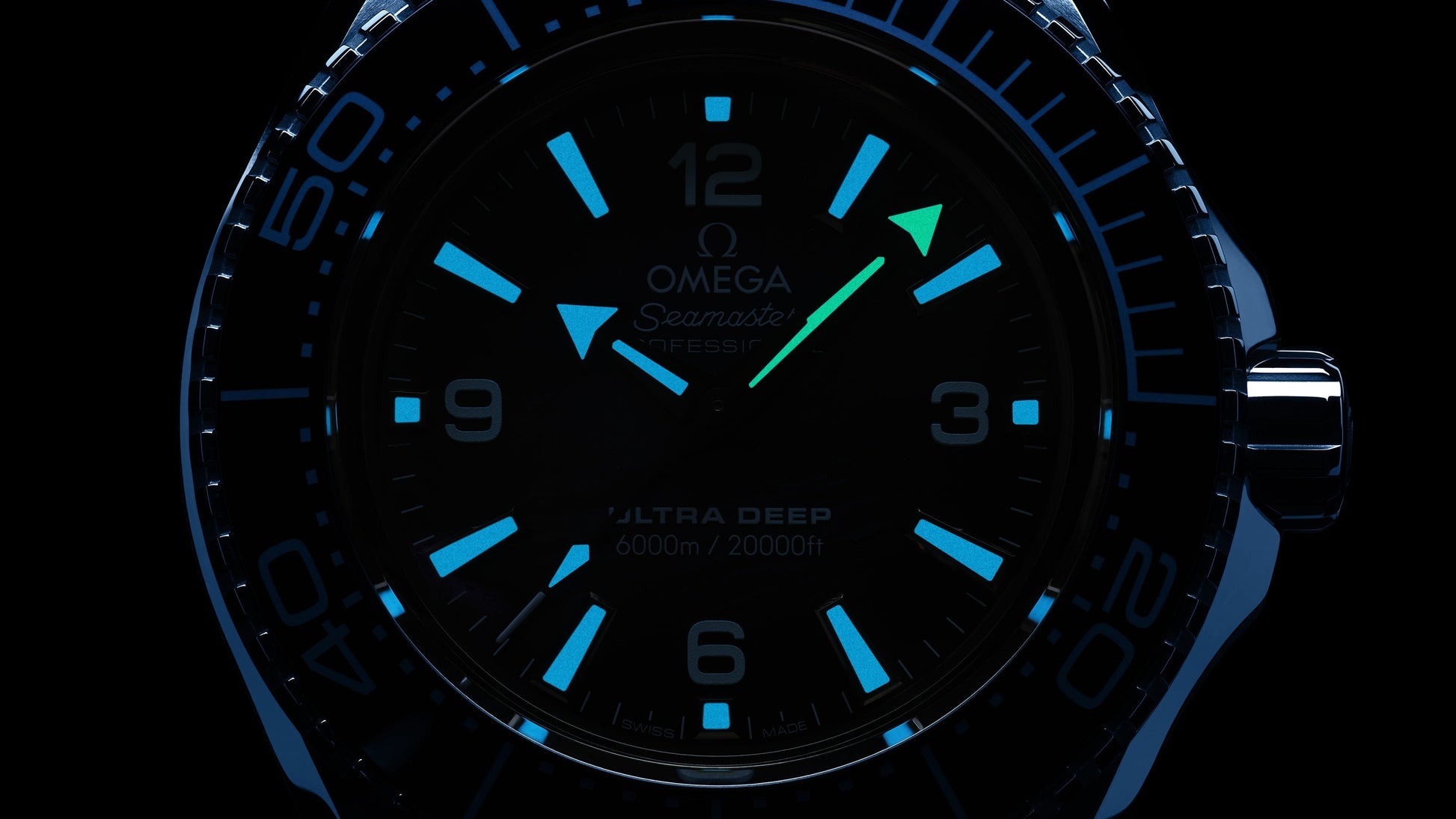 Seamaster Planet Ocean 6000M 45.5 mm, O‑MEGASTEEL on O‑MEGASTEEL