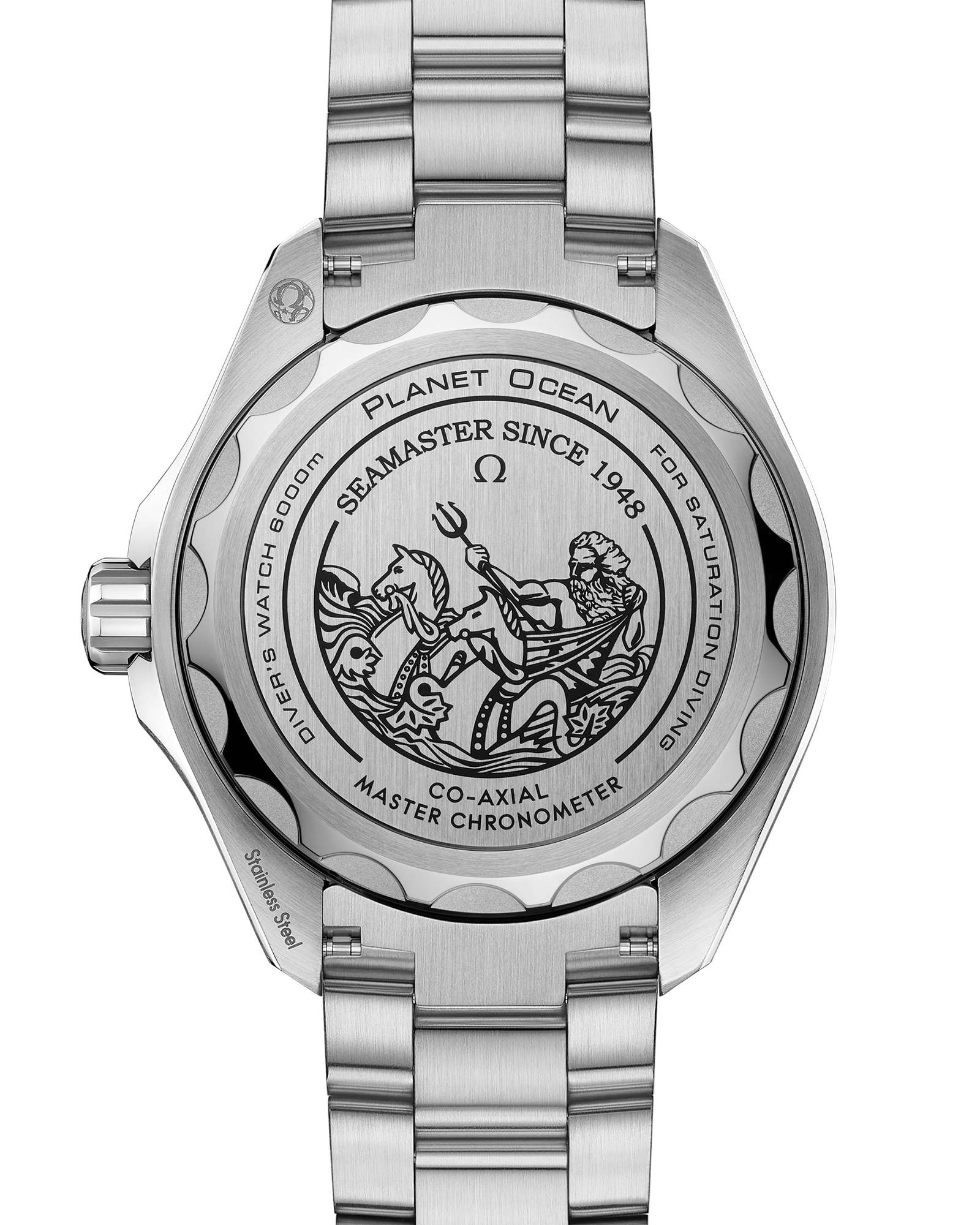 Seamaster Planet Ocean 6000M 45.5 mm, O‑MEGASTEEL on O‑MEGASTEEL