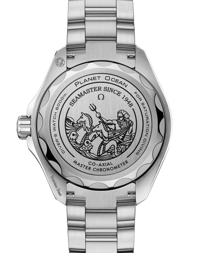 Seamaster Planet Ocean 6000M 45.5 mm, O‑MEGASTEEL on O‑MEGASTEEL