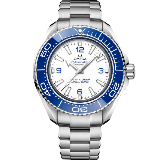 Seamaster Planet Ocean 6000M 45.5 mm, O‑MEGASTEEL on O‑MEGASTEEL