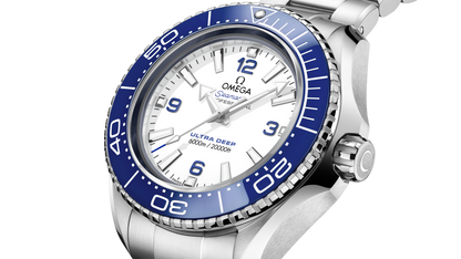 Seamaster Planet Ocean 6000M 45.5 mm, O‑MEGASTEEL on O‑MEGASTEEL