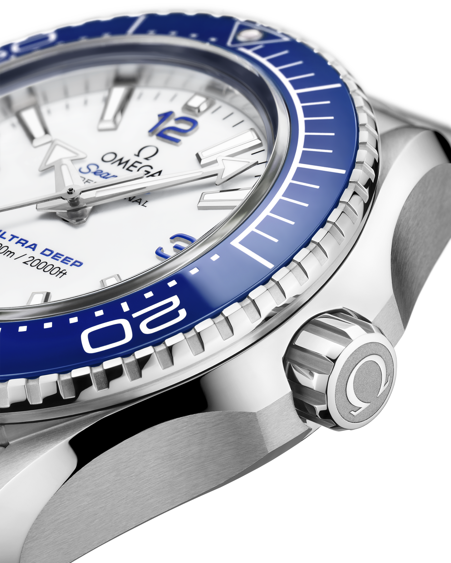 Seamaster Planet Ocean 6000M 45.5 mm, O‑MEGASTEEL on O‑MEGASTEEL