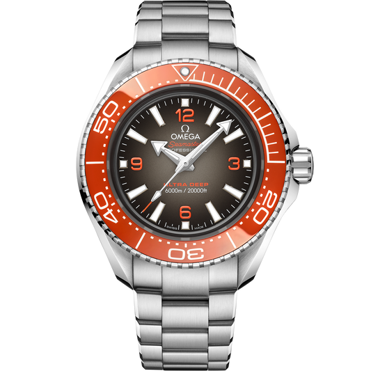 Seamaster Planet Ocean 6000M 45.5 mm, O‑MEGASTEEL on O‑MEGASTEEL
