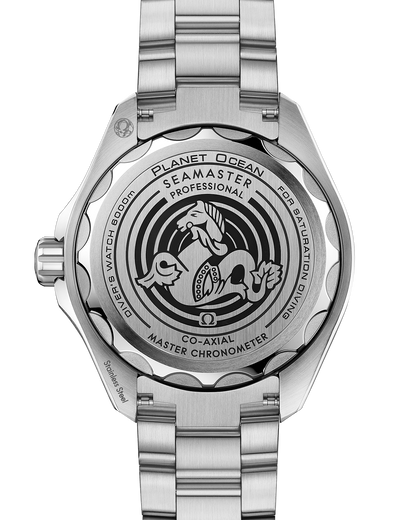 Seamaster Planet Ocean 6000M 45.5 mm, O‑MEGASTEEL on O‑MEGASTEEL