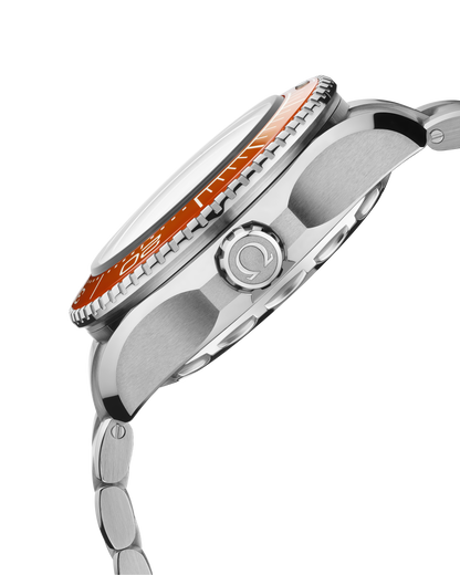 Seamaster Planet Ocean 6000M 45.5 mm, O‑MEGASTEEL on O‑MEGASTEEL