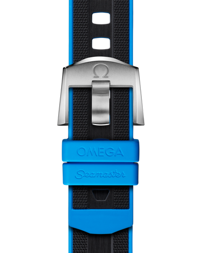 Seamaster Planet Ocean 6000M 45.5 mm, O‑MEGASTEEL on rubber strap