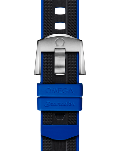 Seamaster Planet Ocean 6000M 45.5 mm, O‑MEGASTEEL on rubber strap