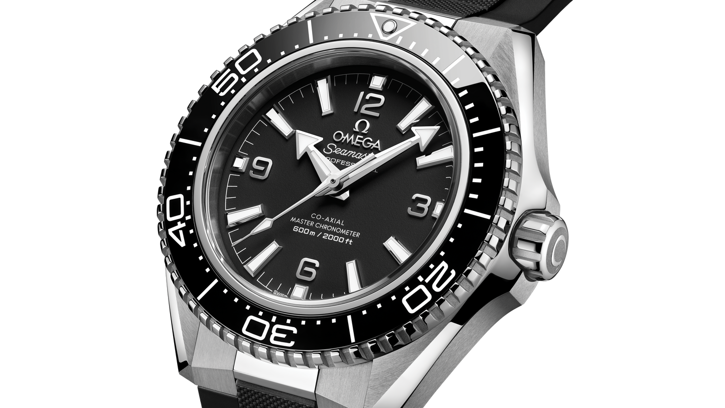 Seamaster Planet Ocean 600M 42 mm, steel on rubber strap
