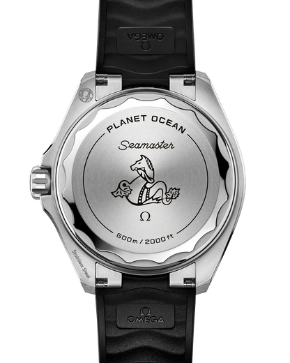 Seamaster Planet Ocean 600M 42 mm, steel on rubber strap
