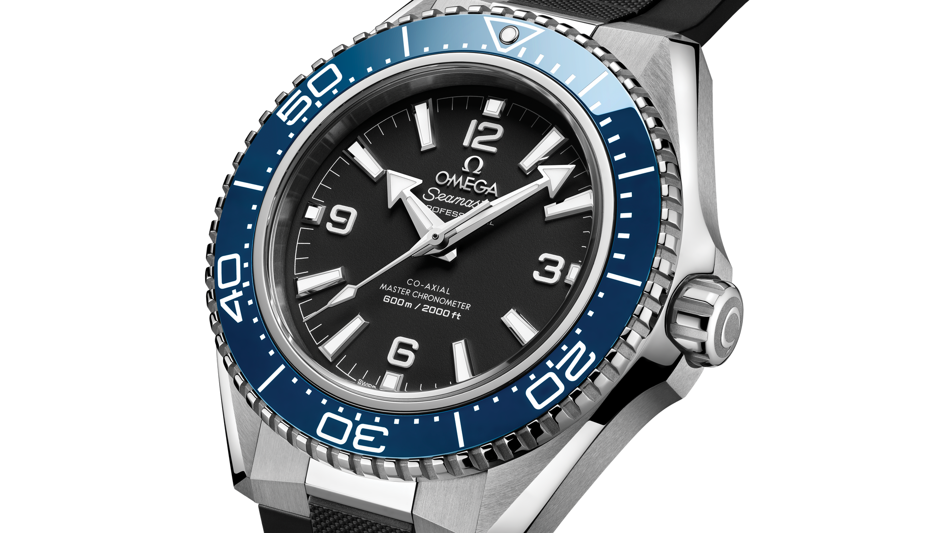 Seamaster Planet Ocean 600M 42 mm, steel on rubber strap