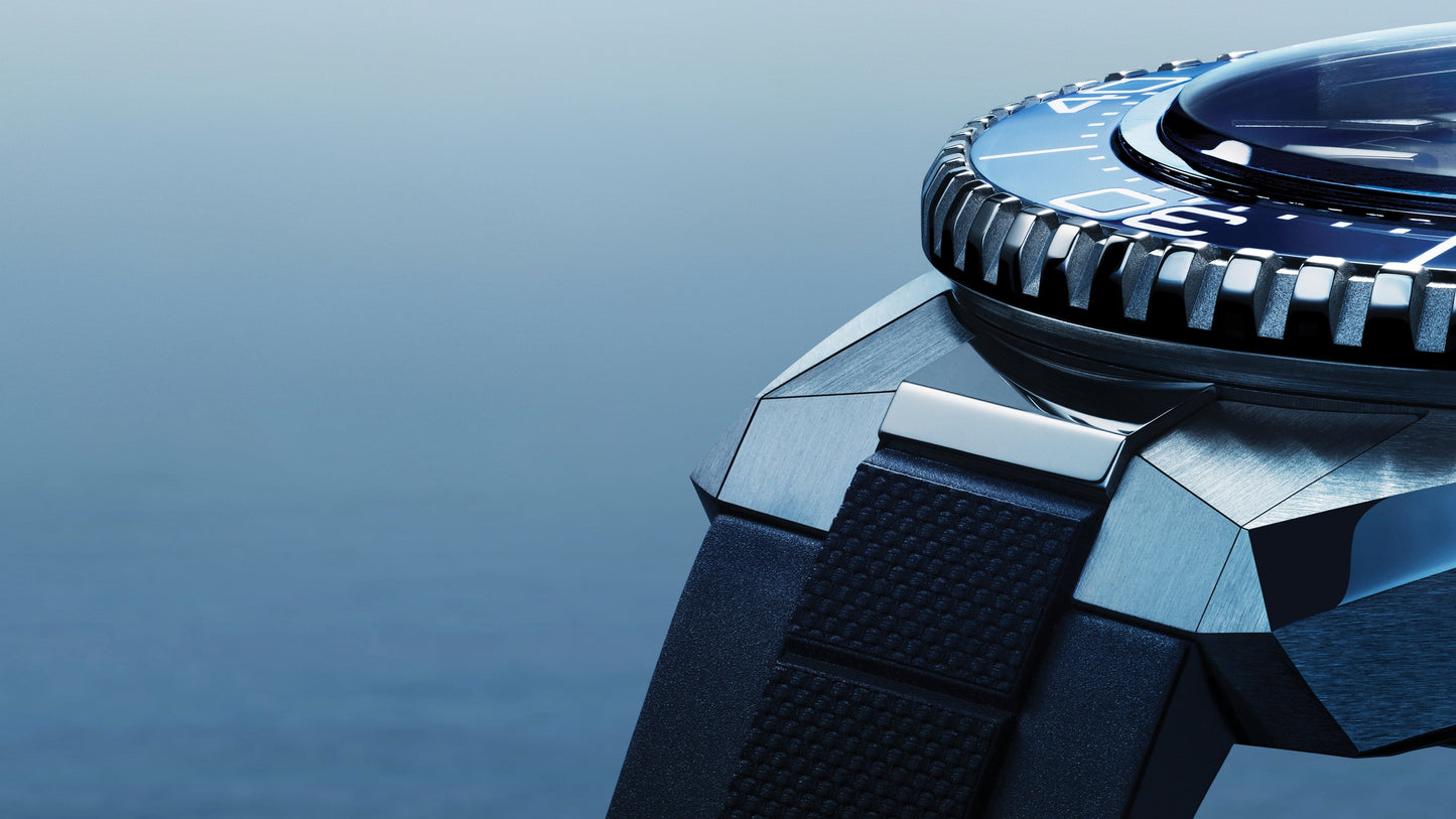 Seamaster Planet Ocean 600M 42 mm, steel on rubber strap