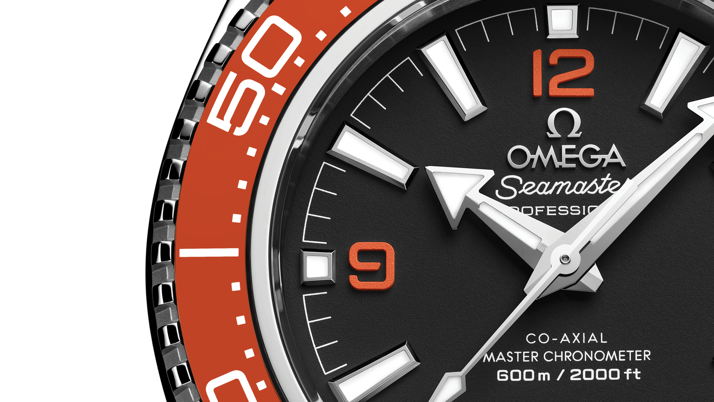 Seamaster Planet Ocean 600M 42 mm, steel on rubber strap