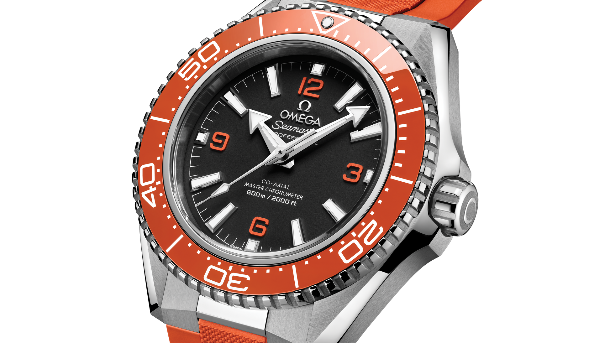 Seamaster Planet Ocean 600M 42 mm, steel on rubber strap