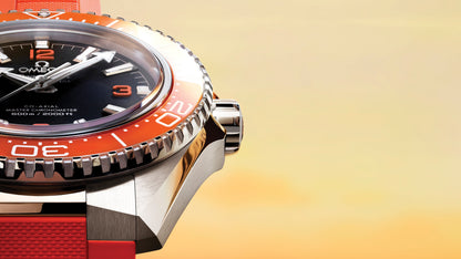 Seamaster Planet Ocean 600M 42 mm, steel on rubber strap