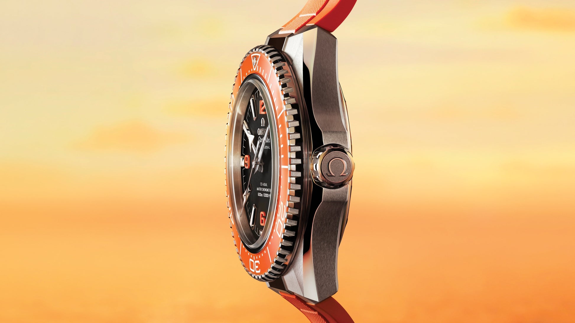 Seamaster Planet Ocean 600M 42 mm, steel on rubber strap