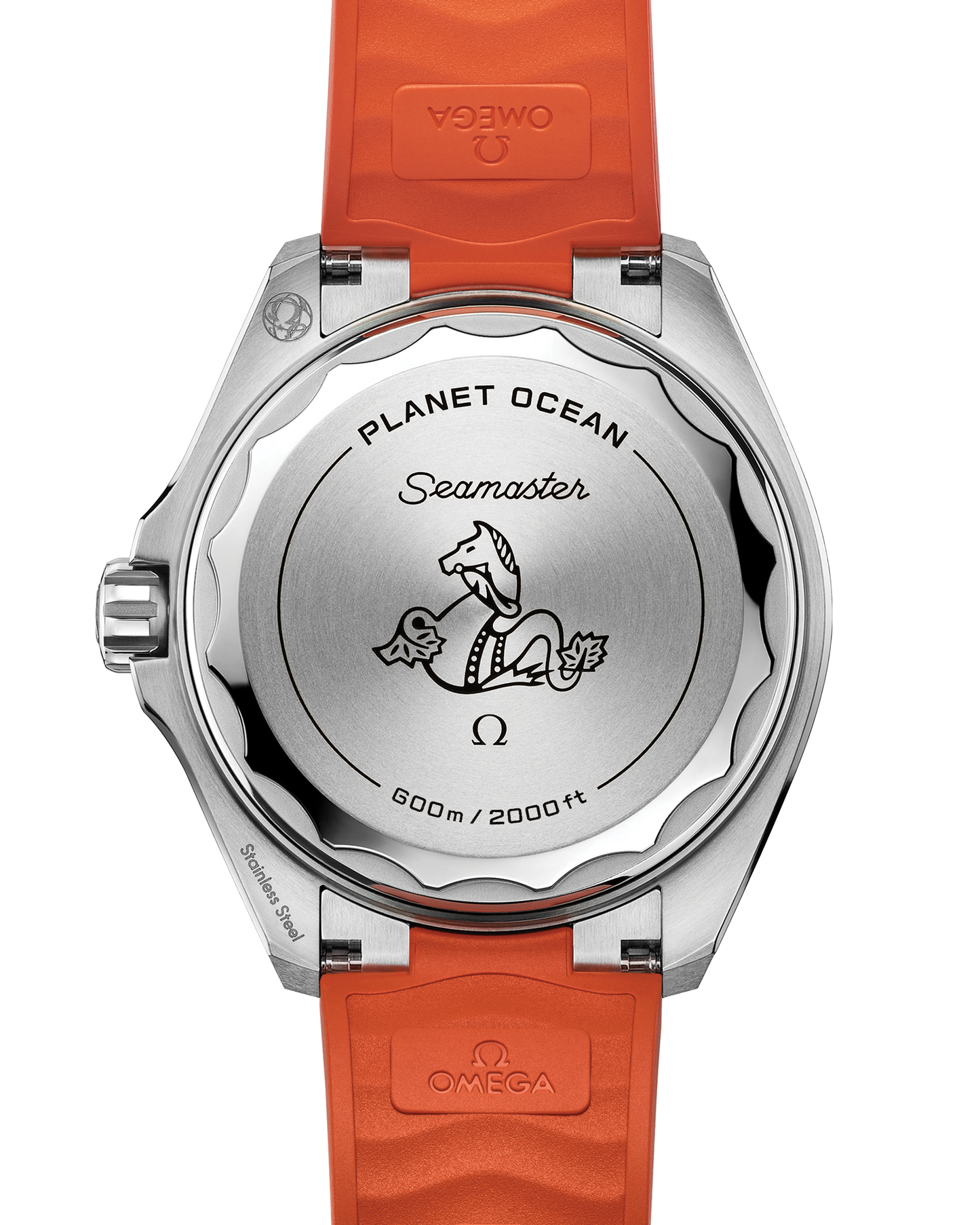 Seamaster Planet Ocean 600M 42 mm, steel on rubber strap