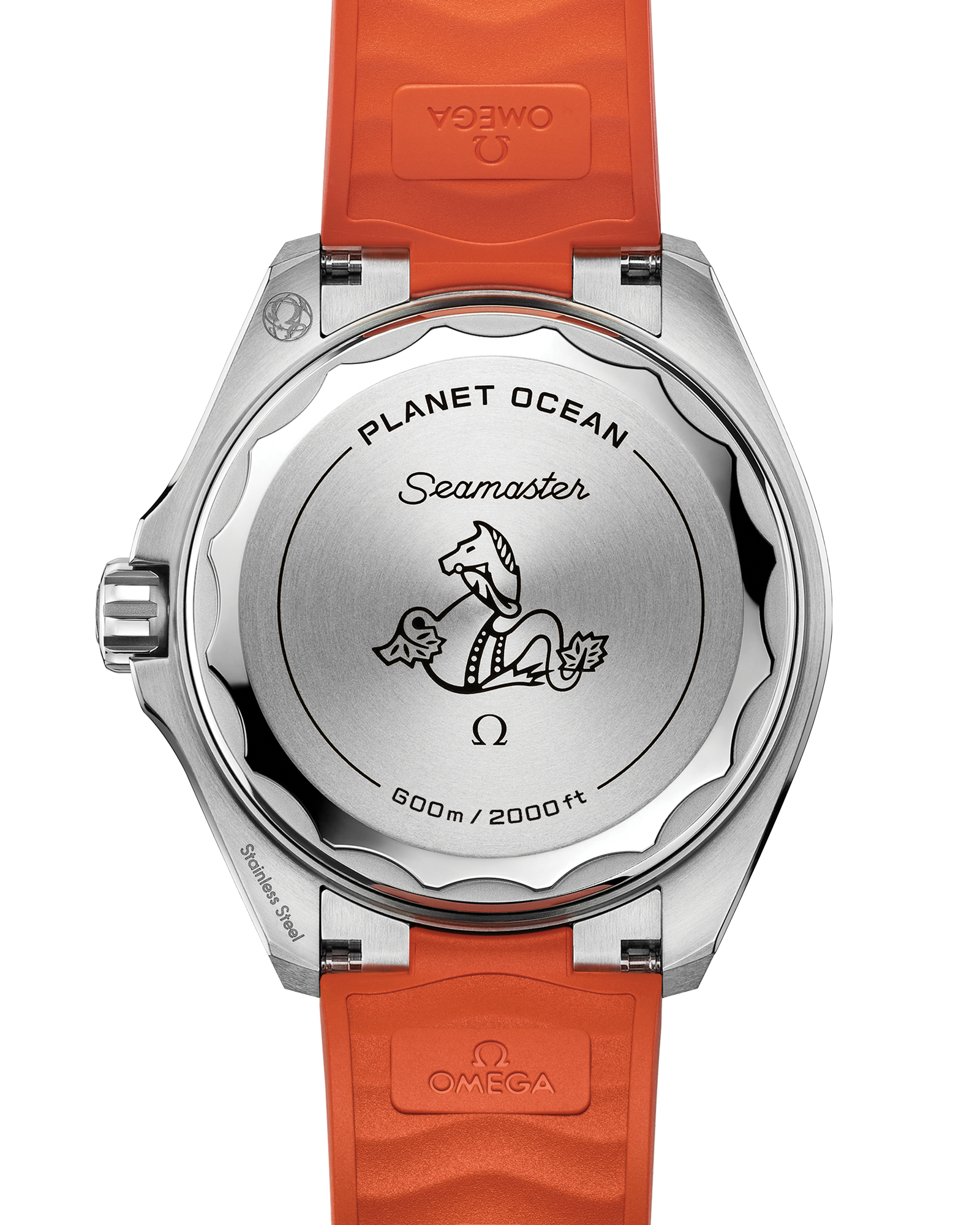 Seamaster Planet Ocean 600M 42 mm, steel on rubber strap