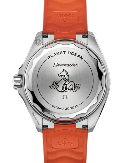 Seamaster Planet Ocean 600M 42 mm, steel on rubber strap
