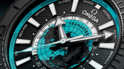 Seamaster Planet Ocean 600M 45.5 mm, black ceramic on rubber strap